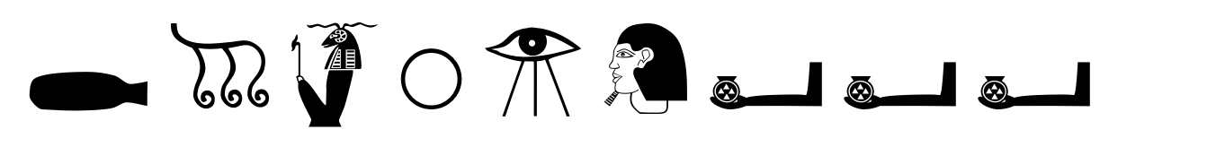 Hieroglyph B Regular